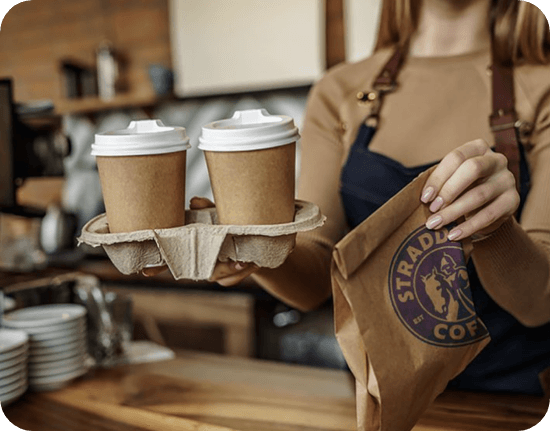 Straddod Coffee paper bag